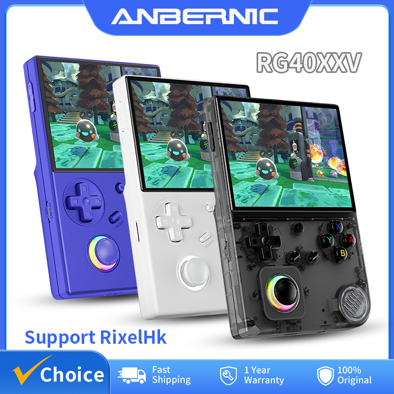 Retro Gaming Joystick - ANBERNIC RG40XXV Retro elde kullanılır oyun
