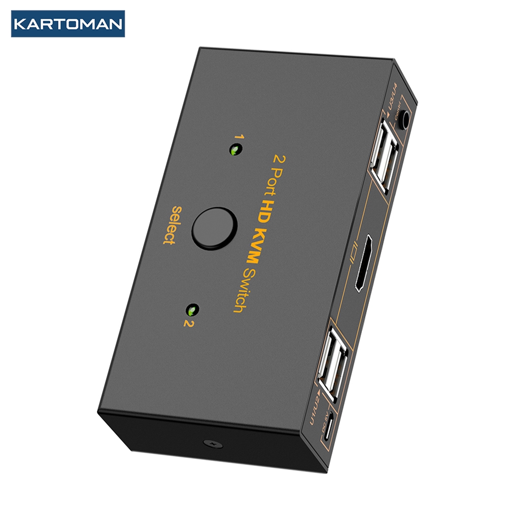 Controller Adapter Usb - KVM anahtarı USB 2.0 HDMI uyumlu