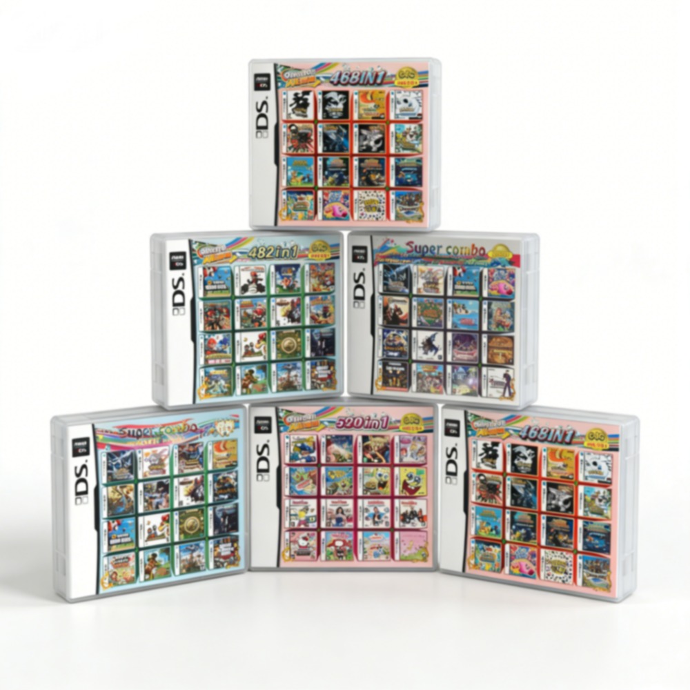 Game Retro Gaming - •Pokem0n Temalı Çoklu Oyun Kartuşu DS/3DS/NDSL/2DS