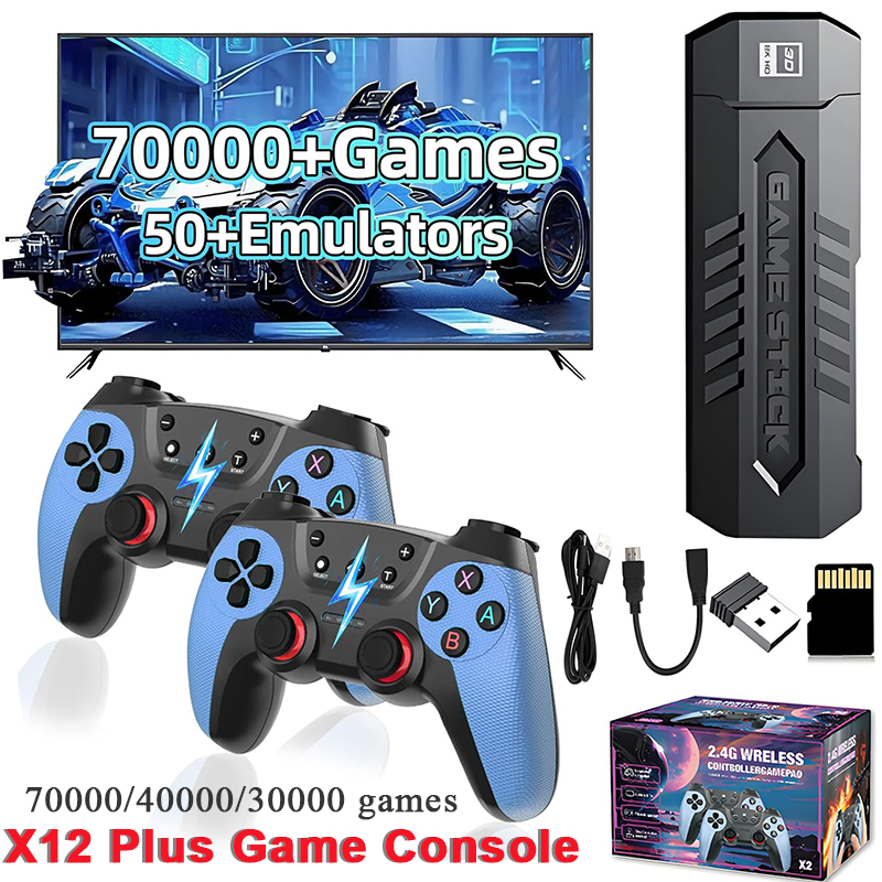 Retro Gaming Joystick - X2 Retro Oyun Çubuğu 128GB 70000/30000+