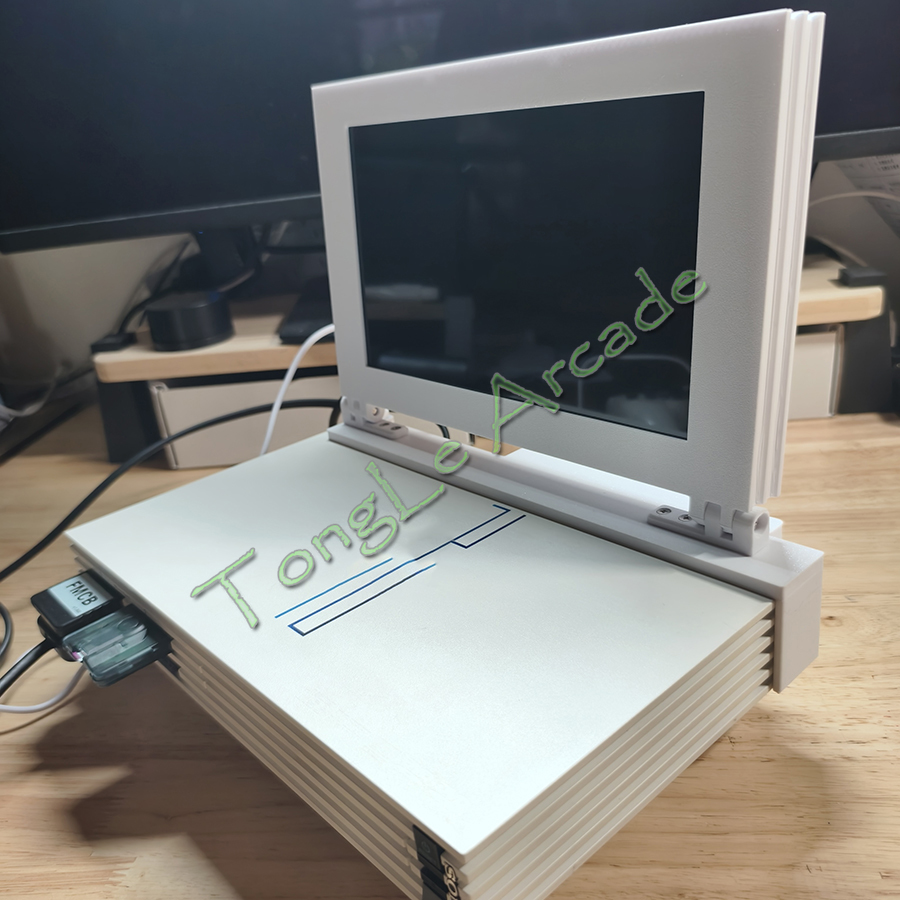 Retro Gaming Monitor - PS2 Retro Arcade Oyun Konsolu Ekranı,