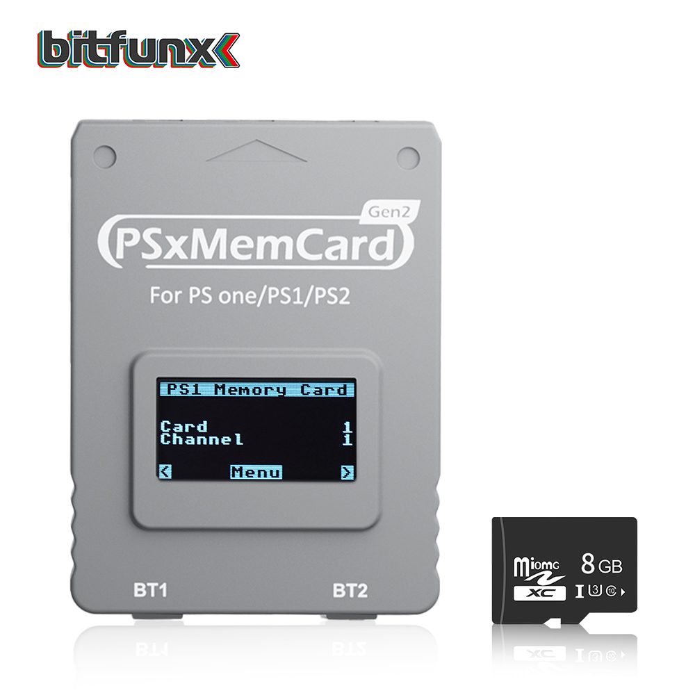 Retro Gaming Monitor - Bitfunx PSxMemCard Gen2 Mağazası Oyun PlayStation1