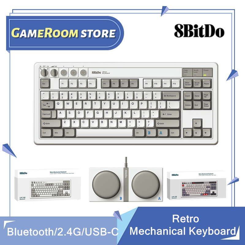 Retro Gaming Usb - 8Bitdo Retro Mekanik Klavye, Windows ve