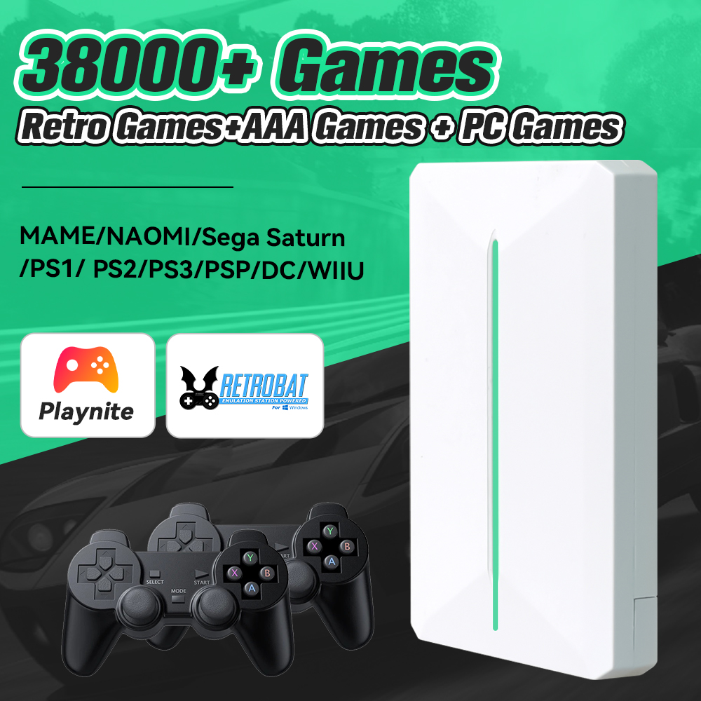 Retro Gaming Hdd - Hyper Base PR500GB Oyun Konsolu PS3/PS2/PS1/Switch/NES/N64/NDS/Dreamcast/Wiiu