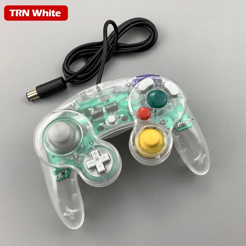 Retro Gaming Joystick - 8 renk kablolu Gamepad GameCube NGC