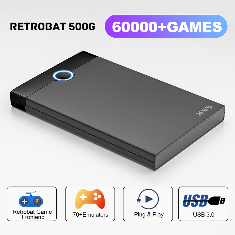 Retro Gaming Hdd - KINHANK Super Console X Retrobat Oyun