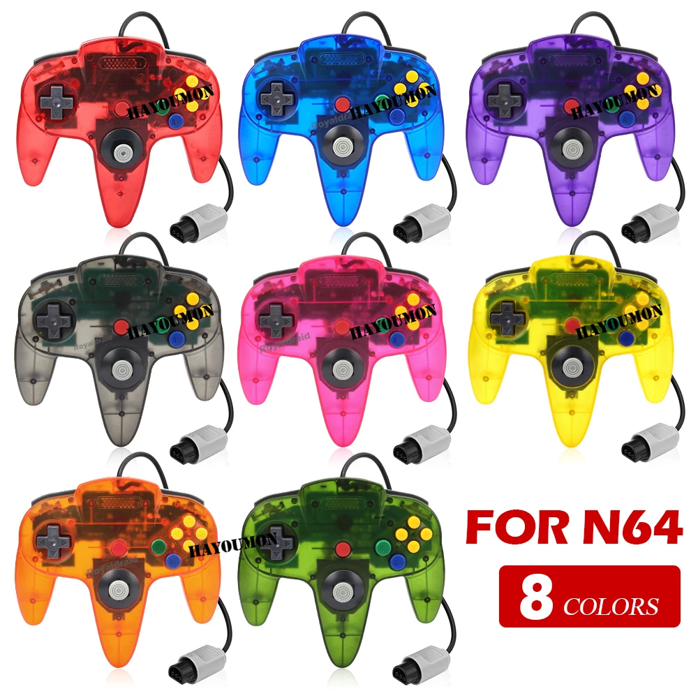 Retro Gaming Joystick - YENI Kablolu Gamepad N64 Konsol Denetleyicisi