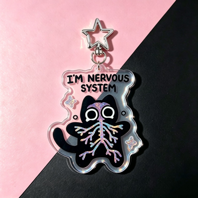 Nervous System Kedi Akrilik An - Retro Gaming Keychain incelemesi ve fiyatı