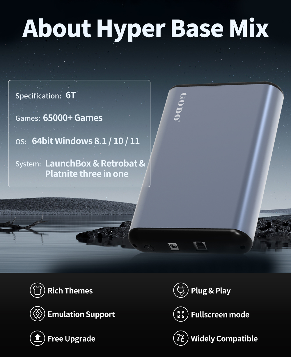 JMachen 6 TB Taşınabilir Oyun  - Retro Gaming Hdd incelemesi ve fiyatı