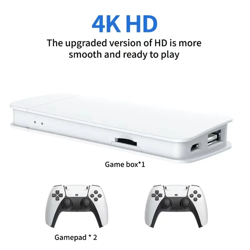 Retro Video Oyun Konsolu 4K TV - Retro Gaming Game Stick incelemesi ve fiyatı