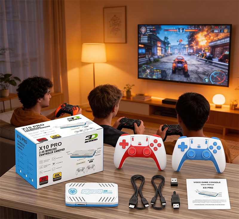 X10 PRO Retro El Oyun Konsolu  - Retro Gaming For Tv incelemesi ve fiyatı