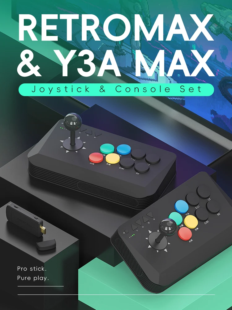 Kablosuz Y3A Max Arcade Stick  - Retro Gaming Game Stick incelemesi ve fiyatı