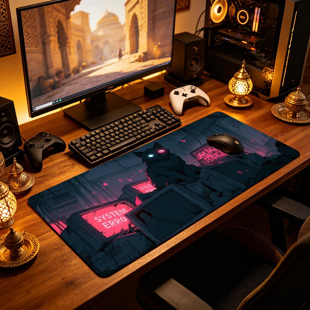 Siberpunk Siyah Kedi Büyük Oyu - Retro Gaming Monitor incelemesi ve fiyatı